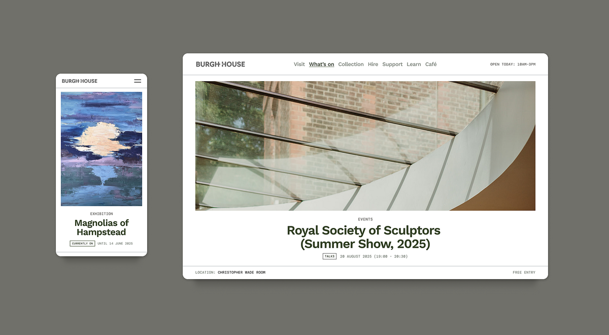 Exhibitions and events